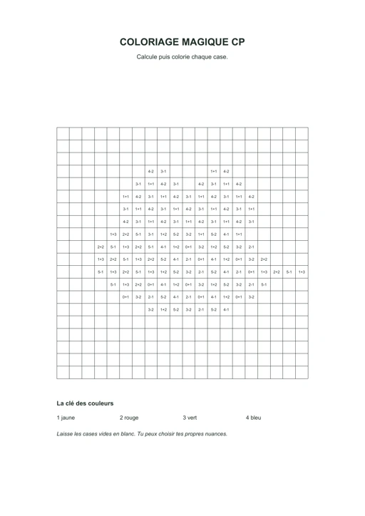 Abeille à calculer : dessin en noir et blanc à colorier
