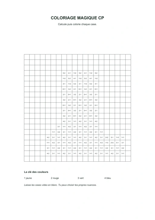 Botte à calculer : dessin en noir et blanc à colorier