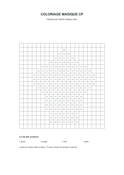 Cupcake à calculer : dessin en noir et blanc à colorier