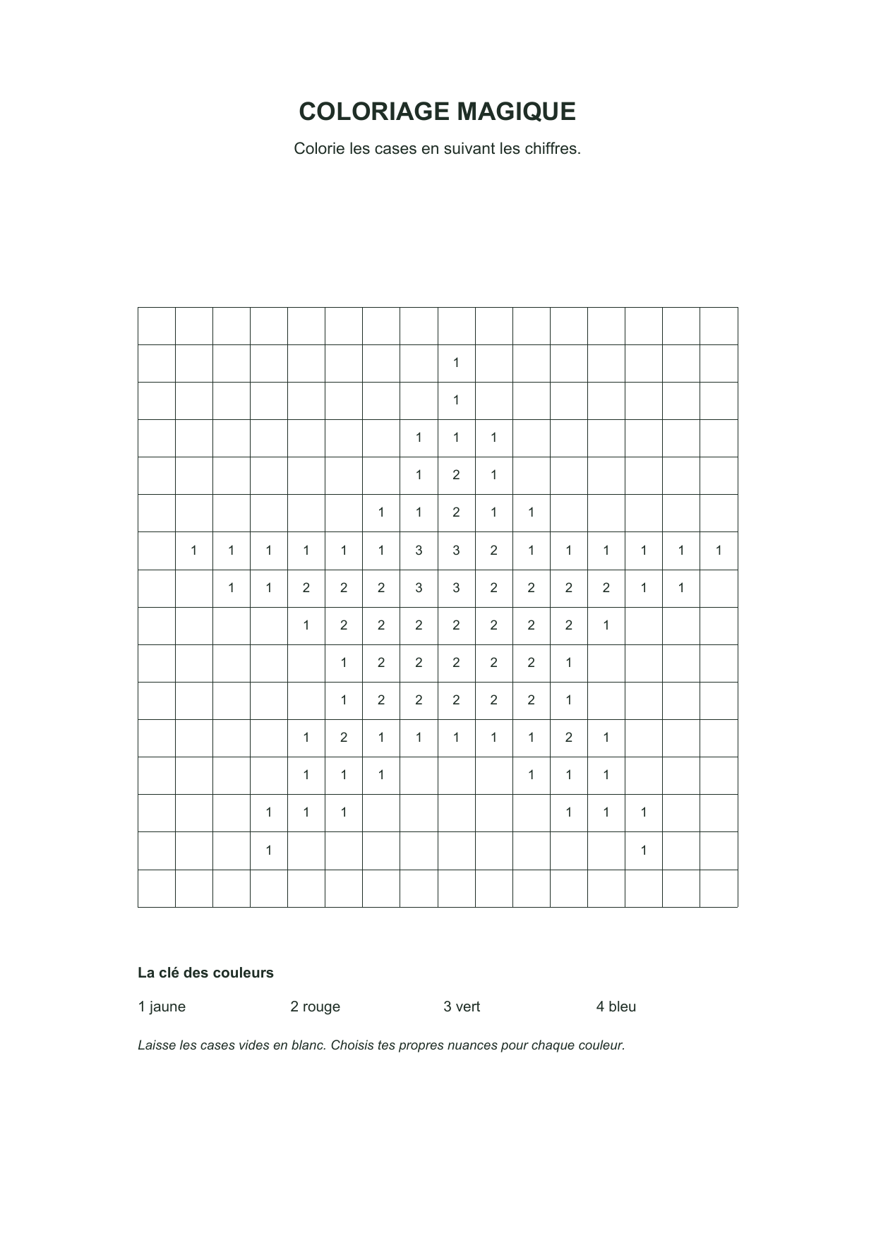 Étoile à révéler : feuille à colorier en noir et blanc