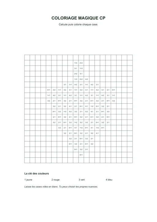 Fraise à calculer : dessin en noir et blanc à colorier