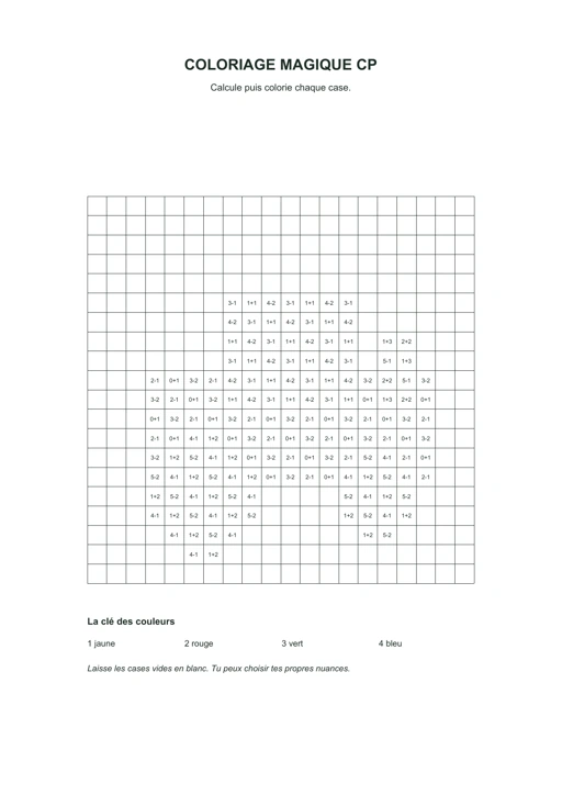 Tracteur à calculer : dessin en noir et blanc à colorier