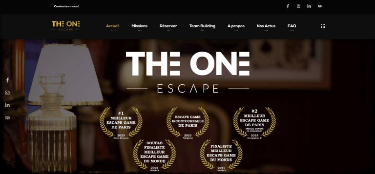 The One Escape, le meilleur escape game de Paris