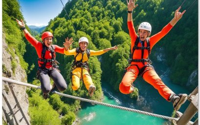Top des endroits pour sauter à l'élastique en France
