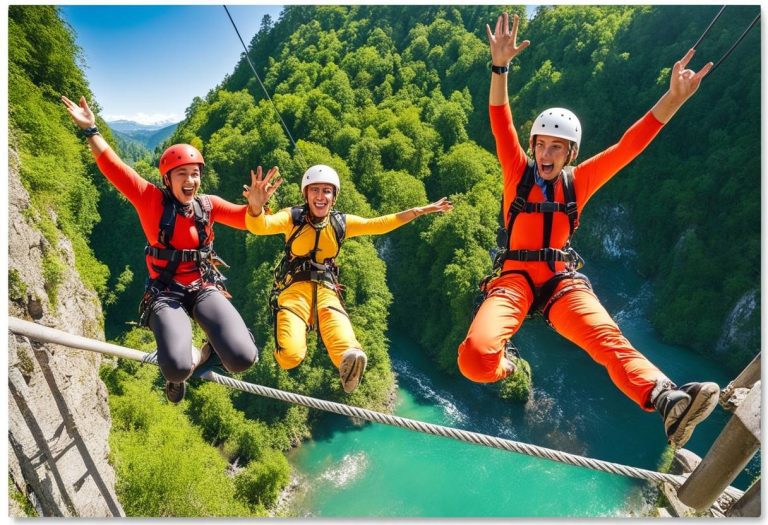 Top des endroits pour sauter à l'élastique en France