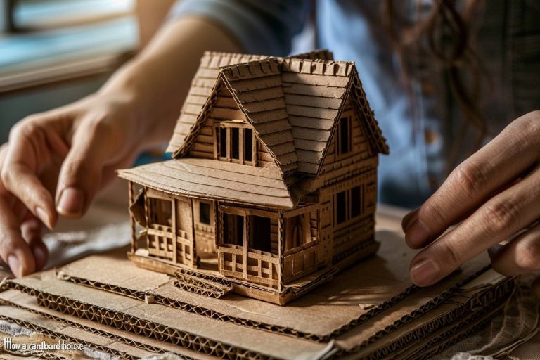 Comment fabriquer une maison en carton ? Toutes les étapes faciles !