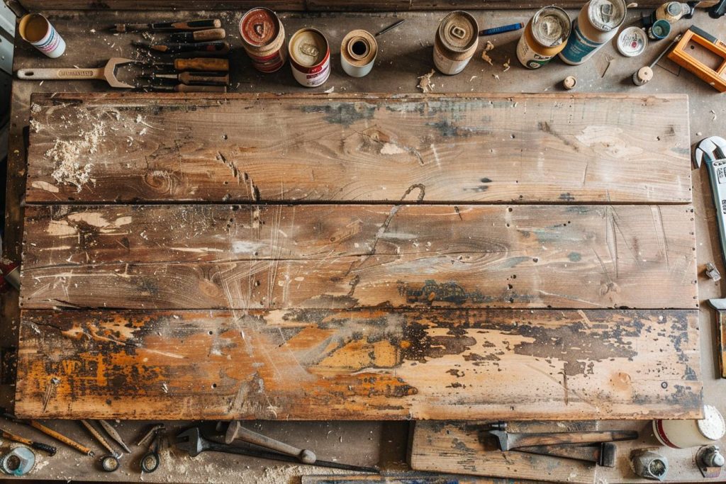 Comment réparer un meuble en bois abîmé ?
