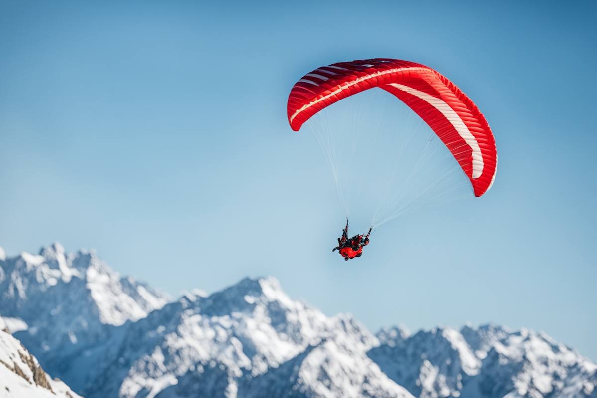 parapente avec Air La Plagne