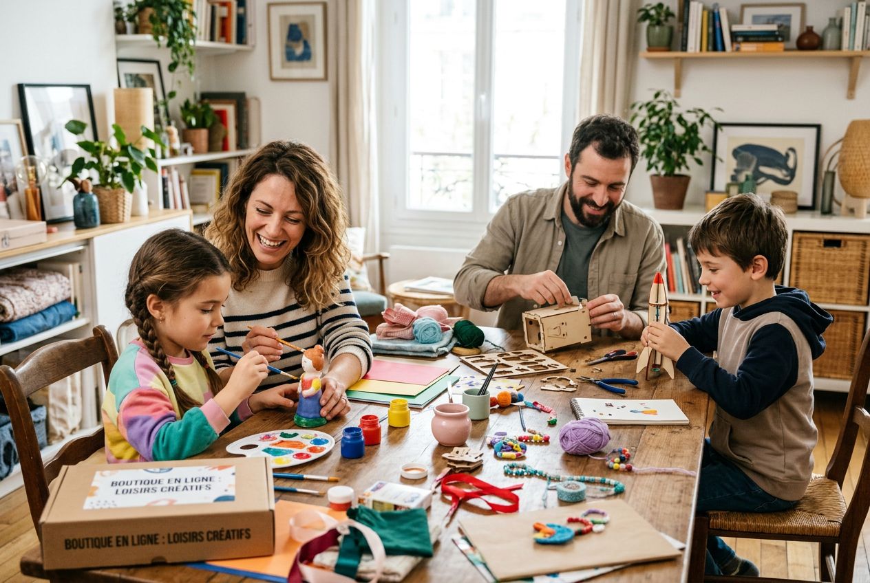 loisirs créatifs avec les enfants