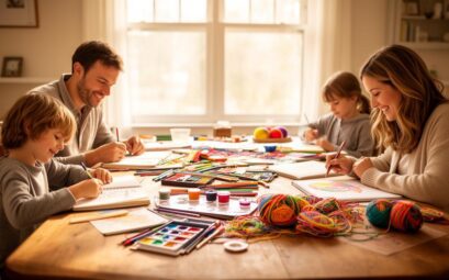 loisirs créatifs en famille