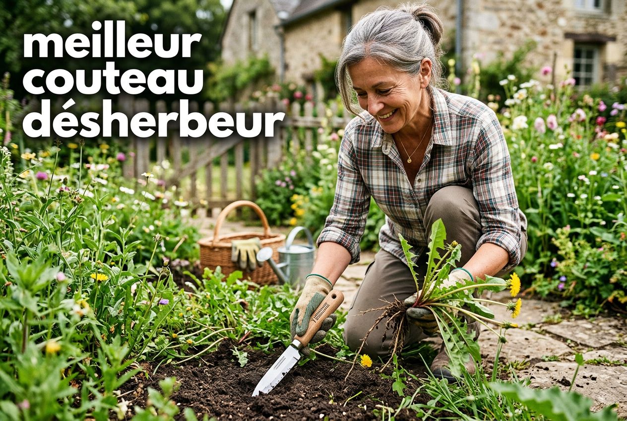 Mauvaises herbes tenaces : le meilleur couteau désherbeur testé pour vous en 2026