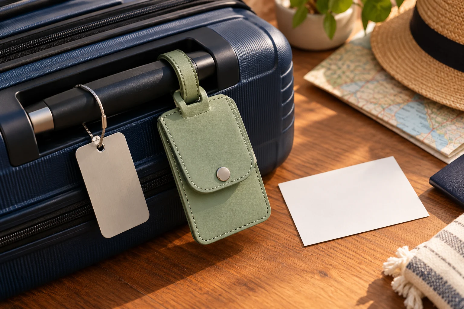Illustration : Meilleure étiquette bagage : laquelle acheter pour votre valise ?