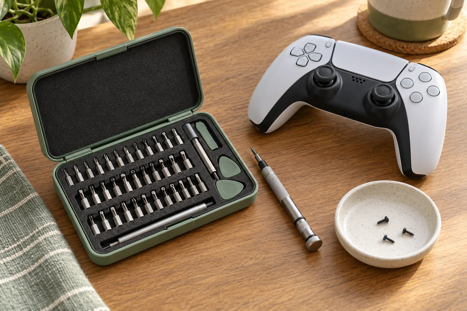 Illustration : kit de tournevis de précision