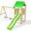 Aire de jeux en bois extérieur