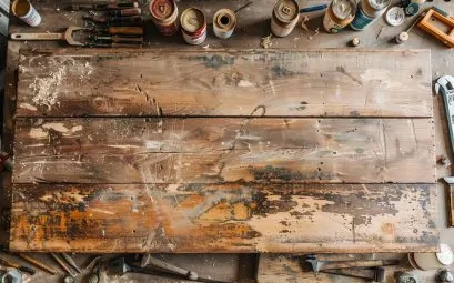 Comment réparer un meuble en bois abîmé ?