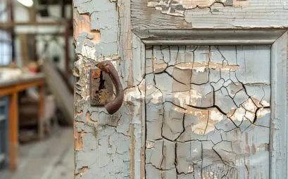 Comment réparer une porte en bois abimée ?