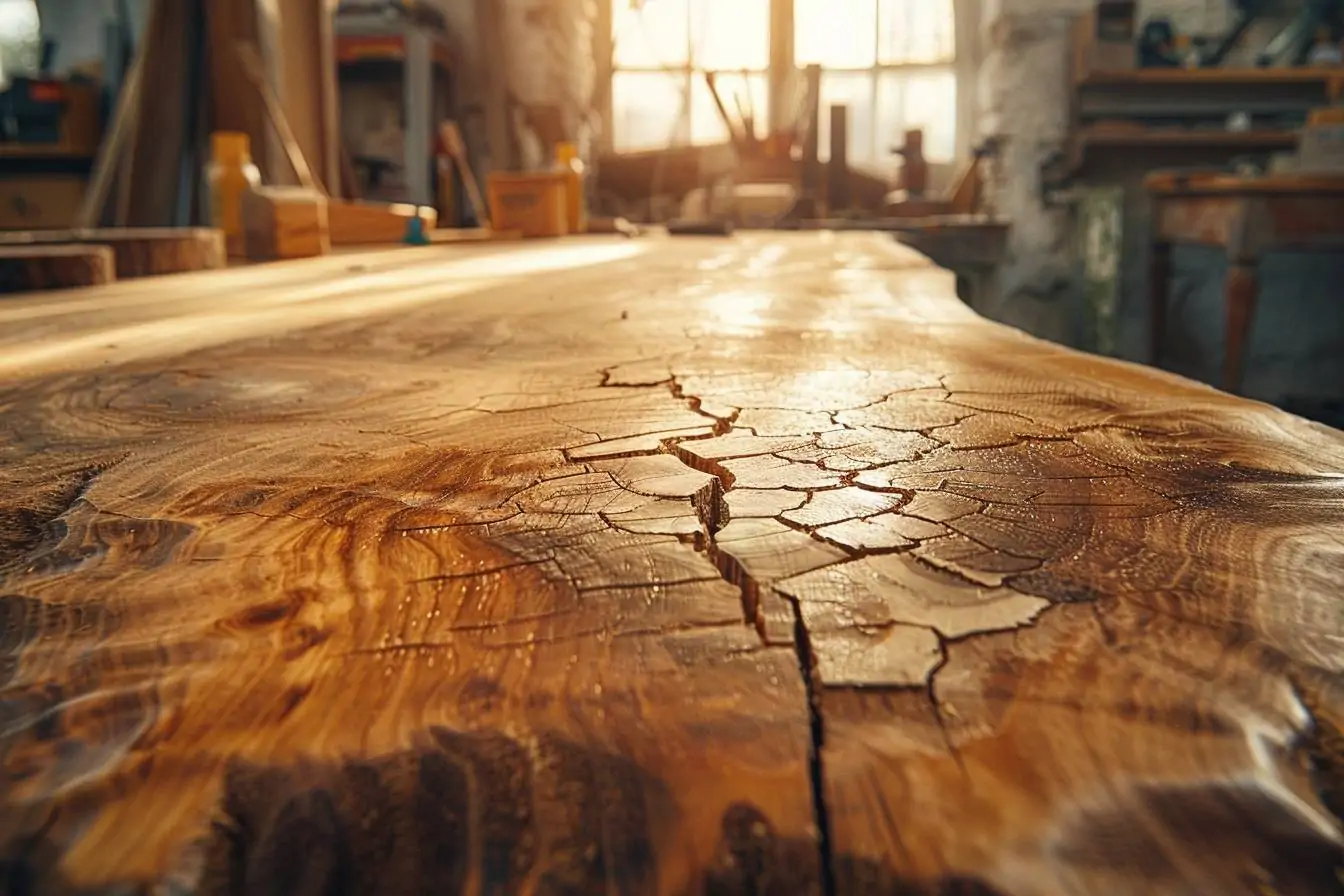 Comment réparer une rayure profonde sur du bois ?